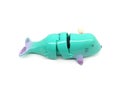 Blue seal plastic toy. Royalty Free Stock Photo