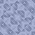 Blue seamless geometric square grid pattern, simple vector background with lines Royalty Free Stock Photo