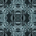 Blue seamless grid geometric pattern