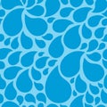 Blue seamless pattern with drops Royalty Free Stock Photo