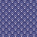 Blue seamless pattern with geometric shapes Royalty Free Stock Photo