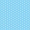 Blue seamless pattern with polka dots. Illustration for a boy at a baby shower party. Background for greeting or invitation cards.