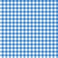 Blue seamless table cloth texture. Vector illustration Royalty Free Stock Photo