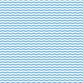 Blue seamless wavy line pattern, stylish design