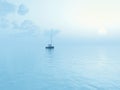 Blue seascape Royalty Free Stock Photo