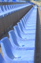 Blue seatings