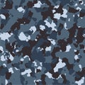 Blue shadow seamless camo