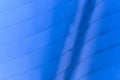 Blue Sheet Metal close up Royalty Free Stock Photo