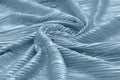 Blue shine, draped fabric Royalty Free Stock Photo