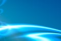 Blue shiny curves fractal background