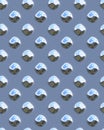 Blue shiny dot diamondplate Royalty Free Stock Photo