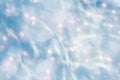 Blue shiny glitter textured background Royalty Free Stock Photo