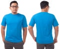 Blue Shirt Design Template