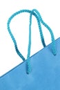 Blue shopping bag Royalty Free Stock Photo