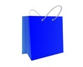 Blue shopping bag