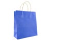 Blue shopping bag Royalty Free Stock Photo