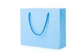 Blue shopping bag Royalty Free Stock Photo