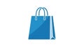 Blue shopping bag Royalty Free Stock Photo