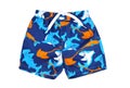 Blue shorts for swimming Royalty Free Stock Photo