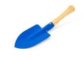 Blue shovel, garden tool