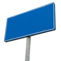 Blue sign illustration Royalty Free Stock Photo