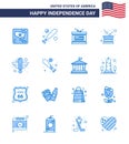 16 Blue Signs for USA Independence Day animal; independence; holiday; independence; drum