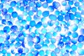 Blue silica gel desiccant Royalty Free Stock Photo