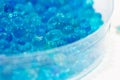 Blue silica gel Royalty Free Stock Photo