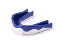 Blue silicone sport mouth guard Royalty Free Stock Photo
