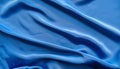 blue silk texture background,generated with AI. Royalty Free Stock Photo