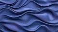 Blue Silk Waves Texture, Abstract Fabric Material Backdrop Design Royalty Free Stock Photo