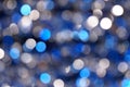 Blue & Silver Blur Background Royalty Free Stock Photo