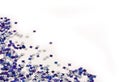 Blue and silver confetti Royalty Free Stock Photo