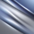 Blue and silver gradient with smooth color transitions. AI-Generated.