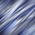 Blue and silver gradient with smooth color transitions. AI-Generated.