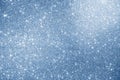 Blue silver sparkle background - Christmas background Royalty Free Stock Photo