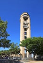 Blue Skies Behind the Control Tower Royalty Free Stock Photo