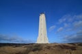 Blue Skies and Golden Fields Surround Malarrif Lighthouse