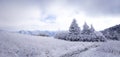 Blue skies over the Appalachian Trail 2 Royalty Free Stock Photo