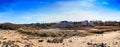 Blue skies over Corporation Beach in Dennis, Massachusetts on Cape Cod Royalty Free Stock Photo