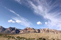 Blue skies at Redrock Canyon Las Vegas Nevada Royalty Free Stock Photo