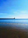 Serene coastal lighthouse