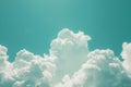 Blue skies sky white fluffy clouds beautiful summer spring weather sunny day happiness joy background cumulus cloud Royalty Free Stock Photo