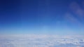 Blue sky from the aircraft view