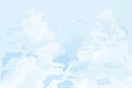 Blue sky with altostratus clouds background,Vector Cartoon sky with cirrus clouds, Concept four seasonal horizon banner in sunny