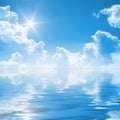 Blue sky background Royalty Free Stock Photo