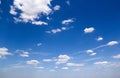 Blue sky background with a clouds