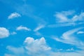 Blue sky background with clouds