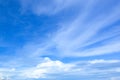 Beautiful blue sky with clouds Royalty Free Stock Photo
