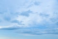 Beautiful blue sky with clouds Royalty Free Stock Photo